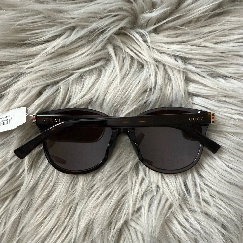 GUCCI GG0461SA Cat Eye Havana Tortoise Sunglasses NWT